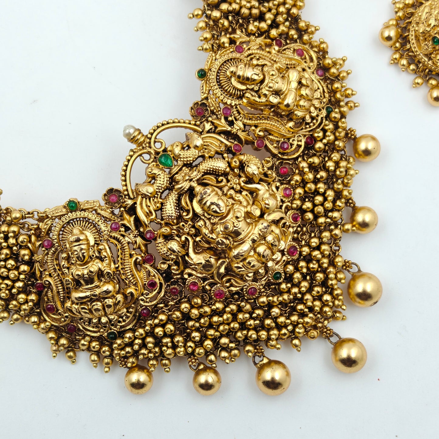 Nakshi Broad Short Necklace