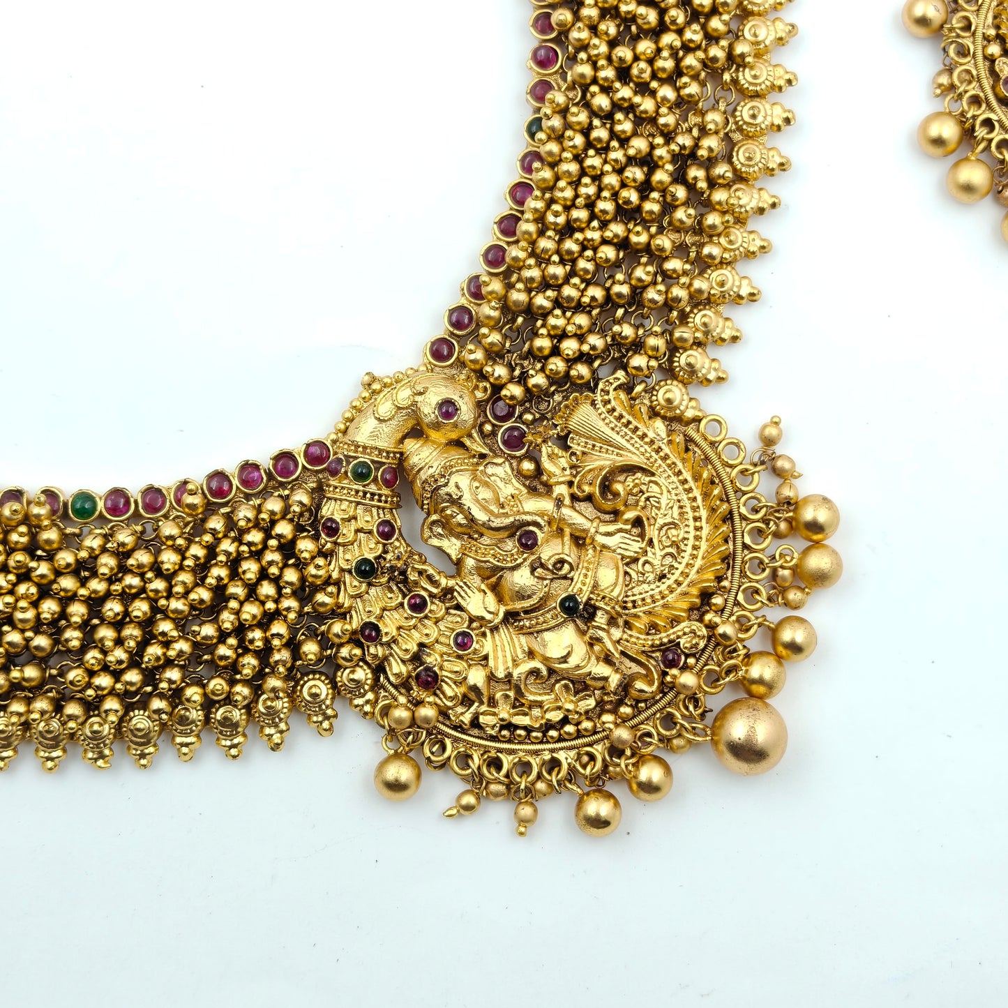 Nakshi Ganesh Necklace short