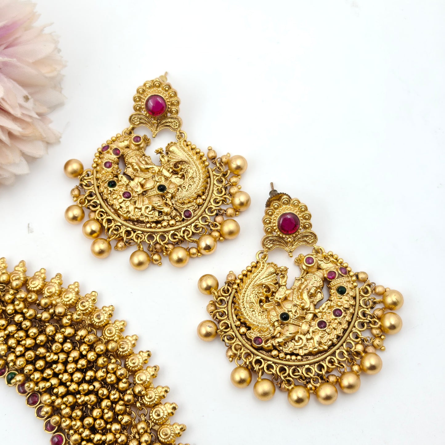 Nakshi Ganesh Necklace short