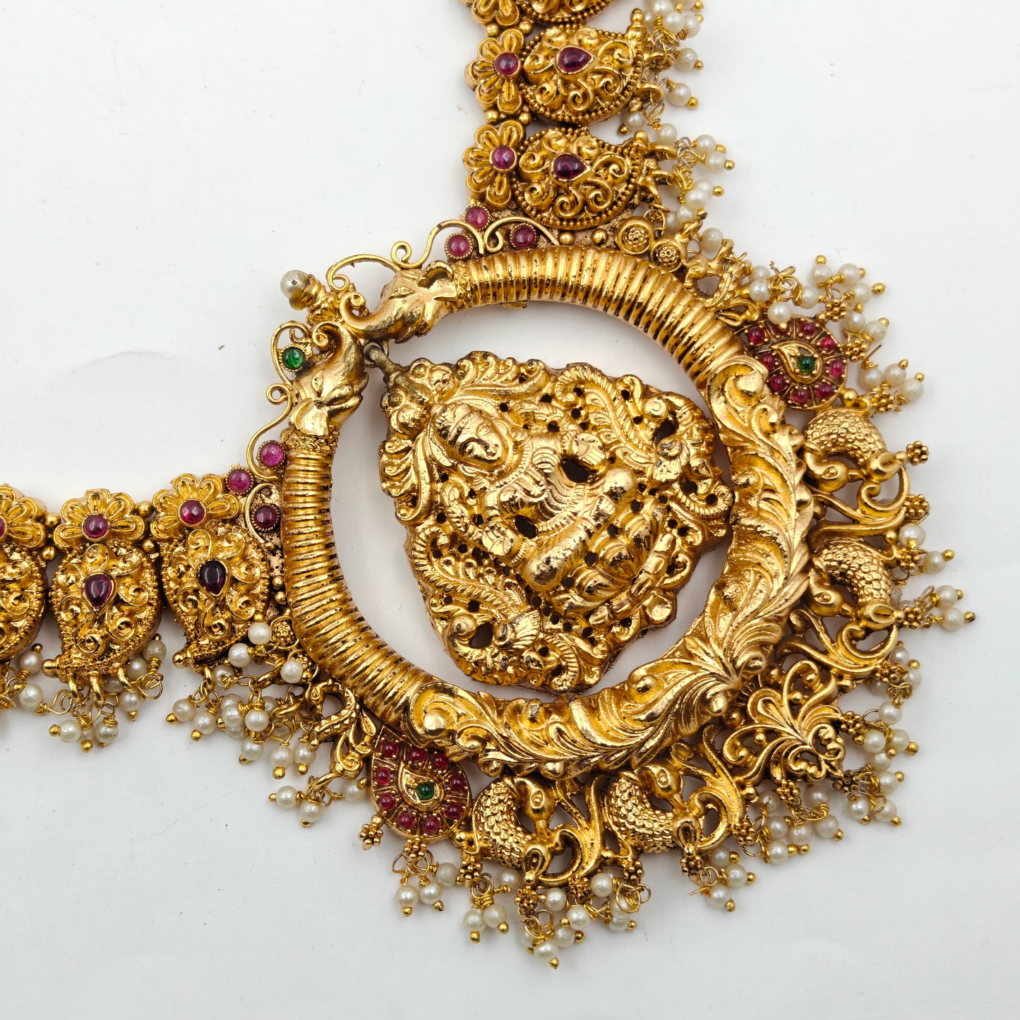 A54 Nakshi Laxmi Long Necklace Set