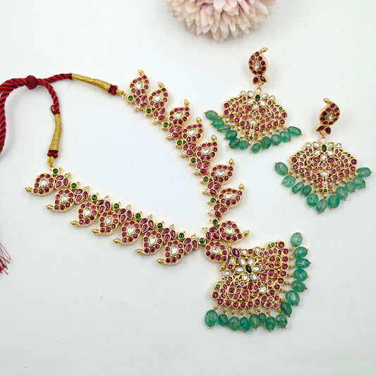 40760 2 in 1  Mango Necklace Short