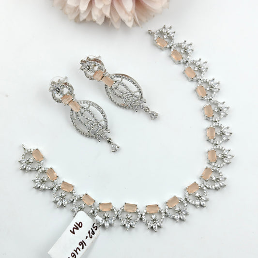16468 Platinum Single 1 Line Flower Orange Set