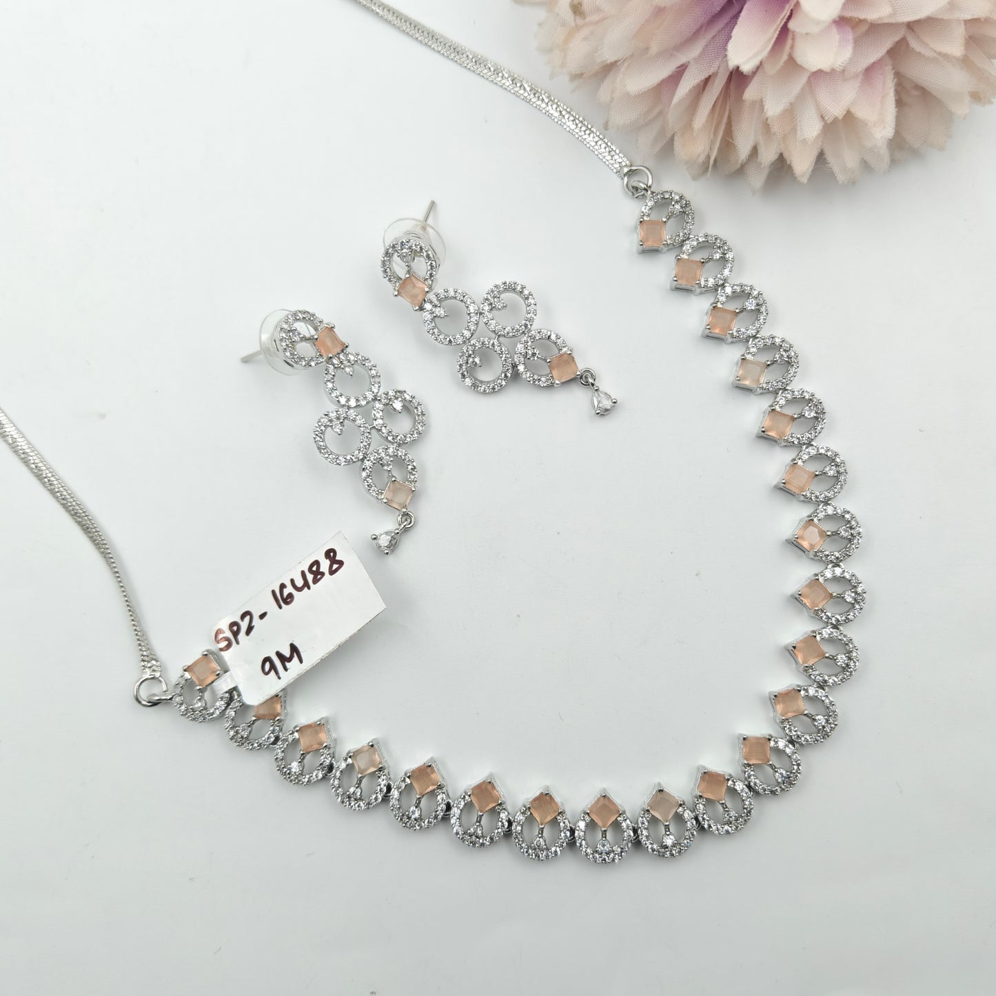 16488 Flower Single Line  Orange Set