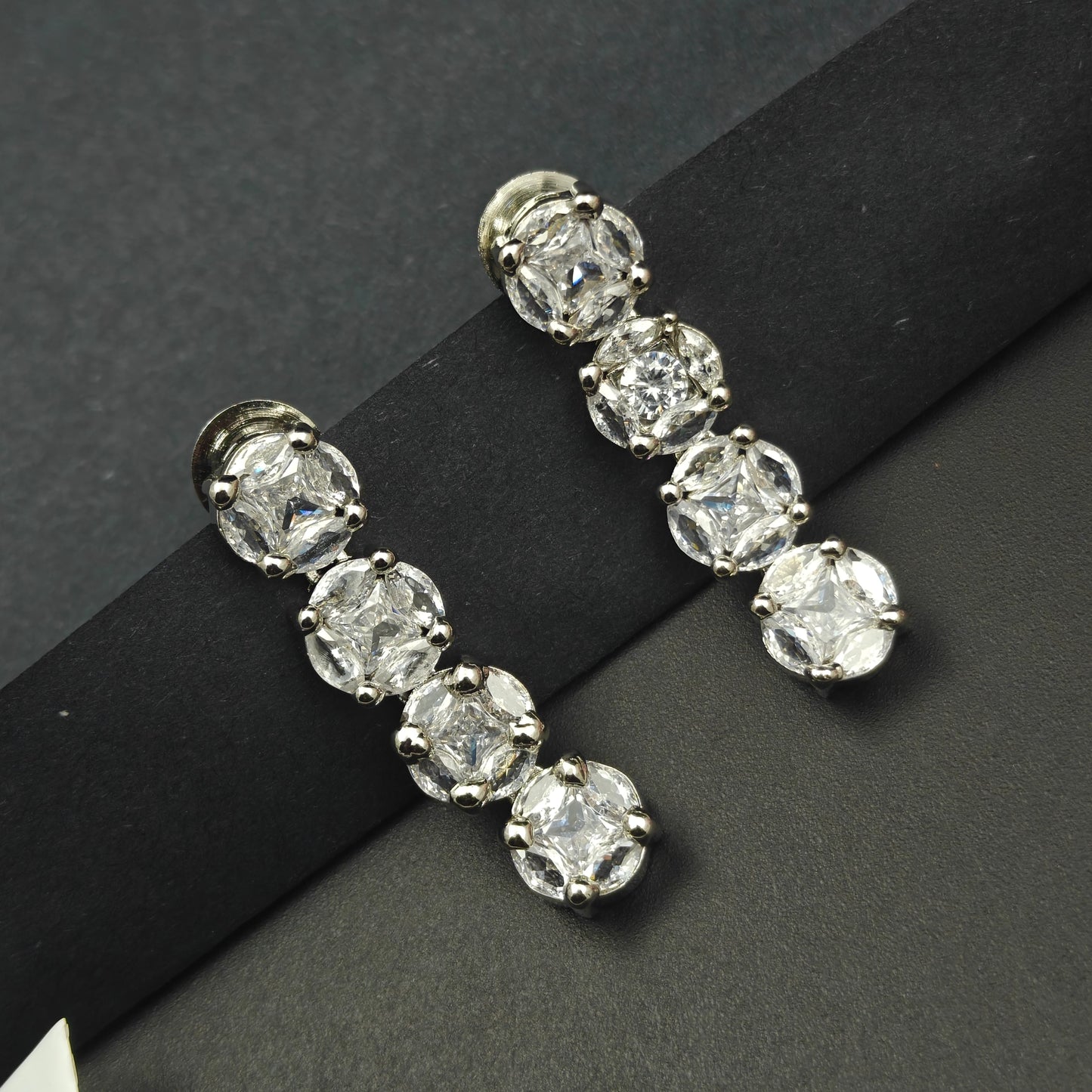 35996 1 Line AD Round Necklace Set