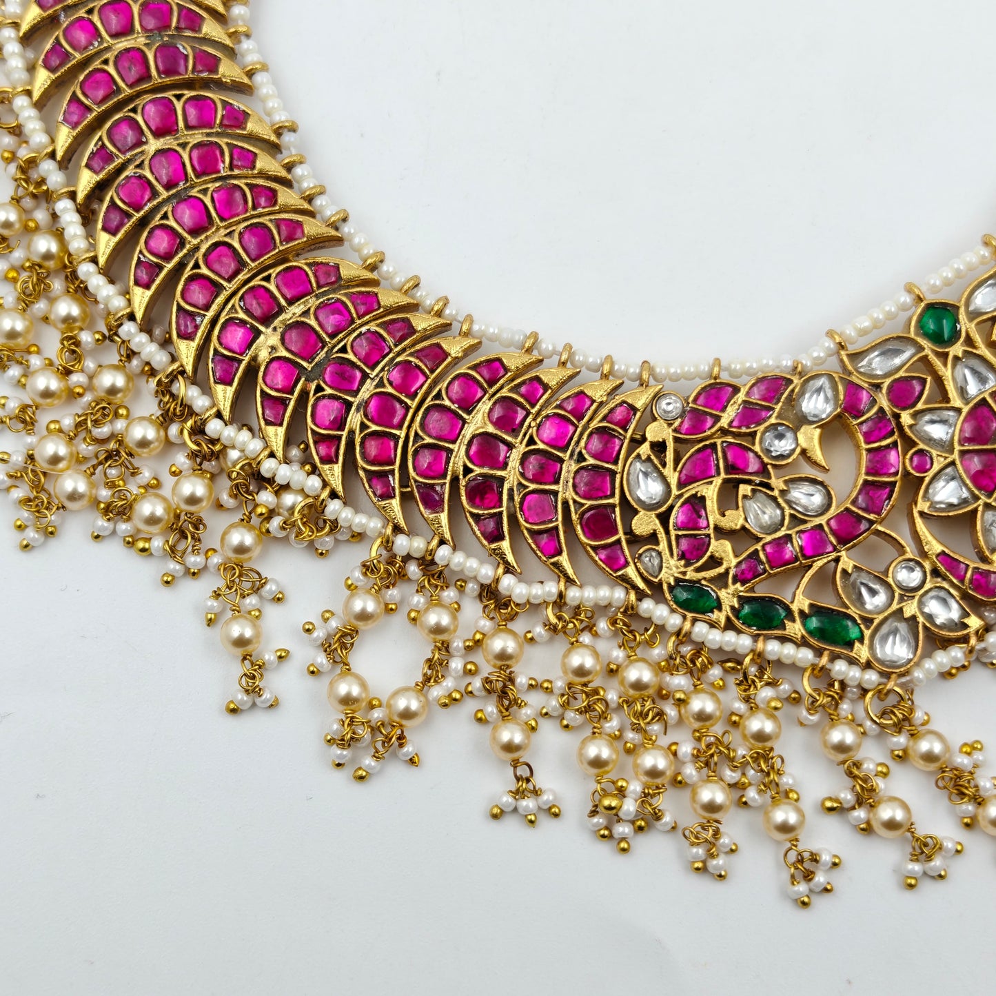 40772 Jadau Guttapusalu Short Necklace