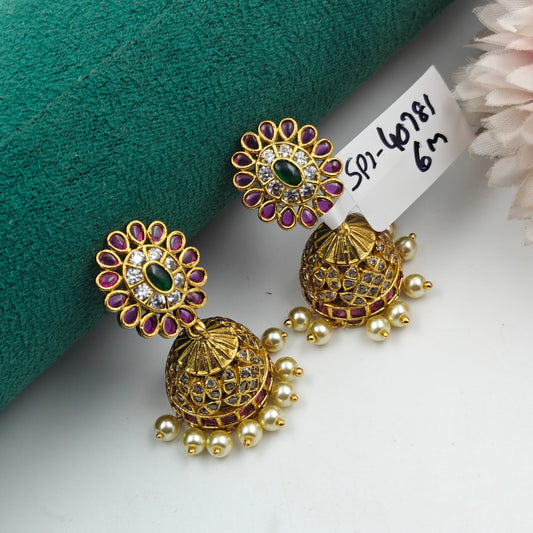 40781 Pota Stone Jhumki