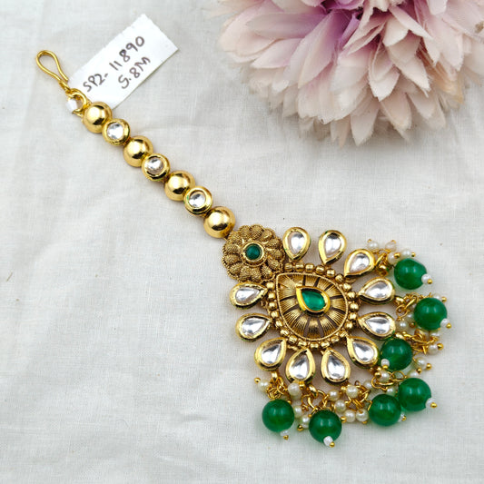 11890/11891 Kundan MaangTikka Green