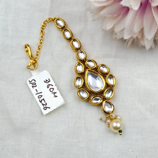 10526  Kundan MaangTikka Pearl