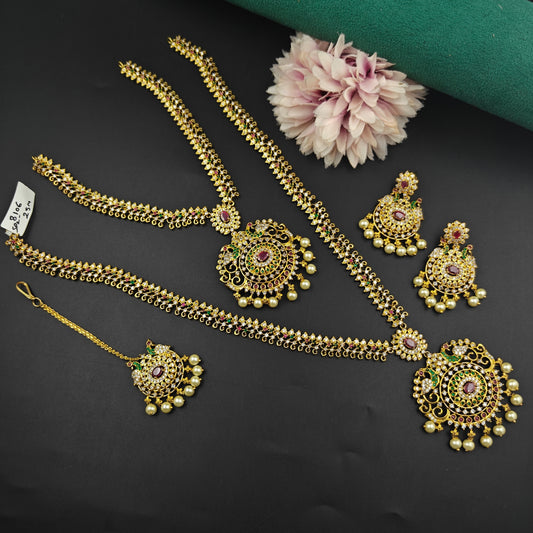 8106 CZ Multi Combo With MaangTika