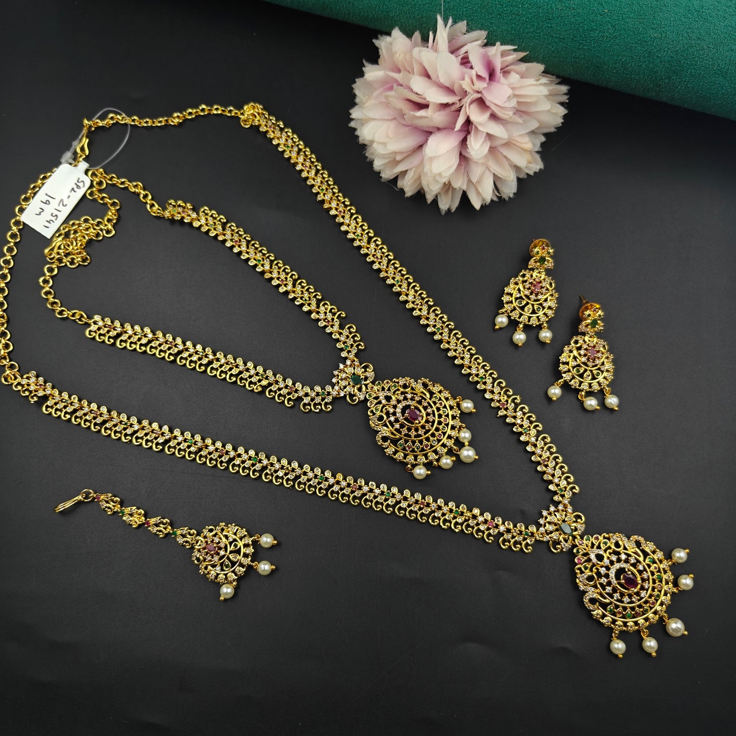 21541 CZ Combo Necklace Set