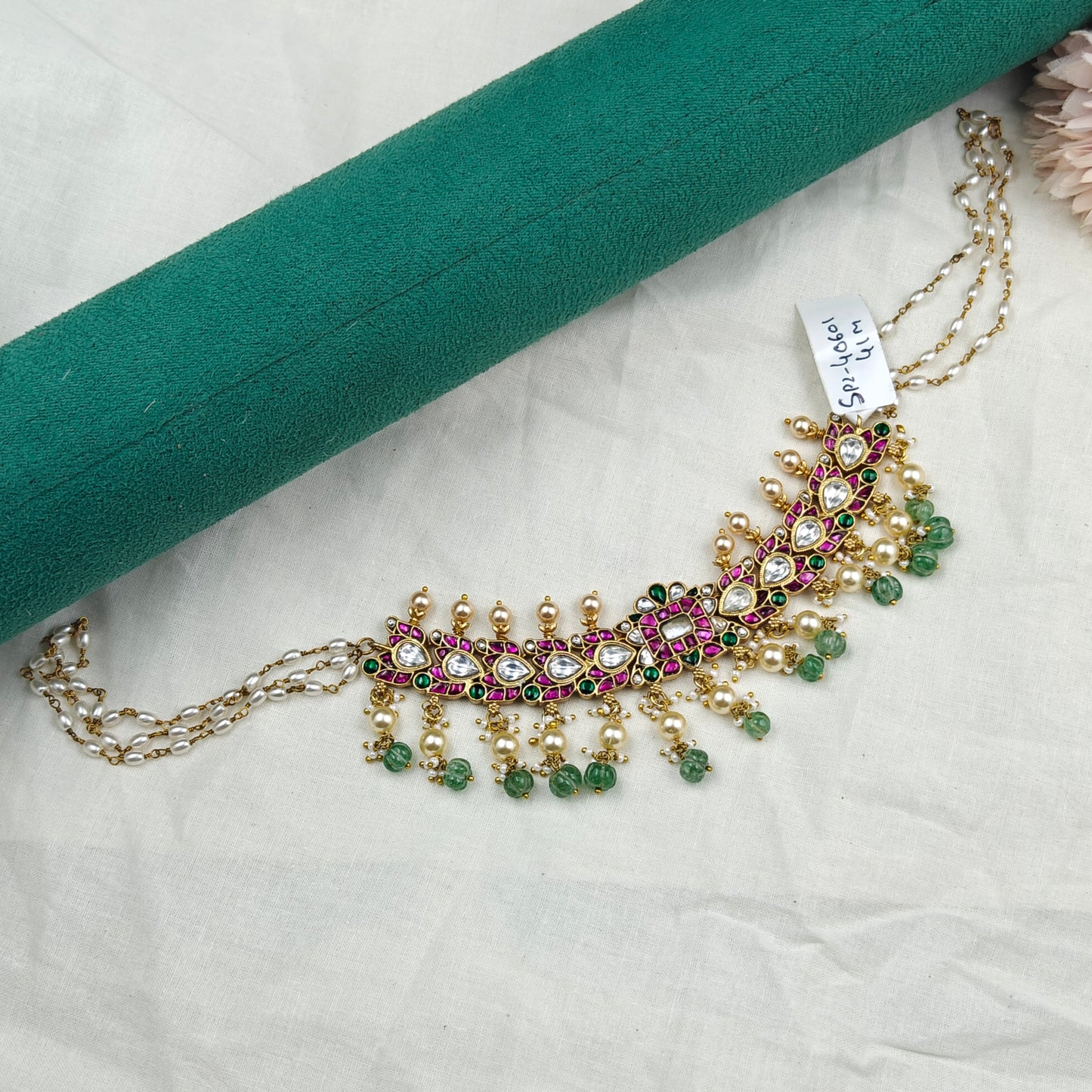 40601 Jadau Pearl Choker