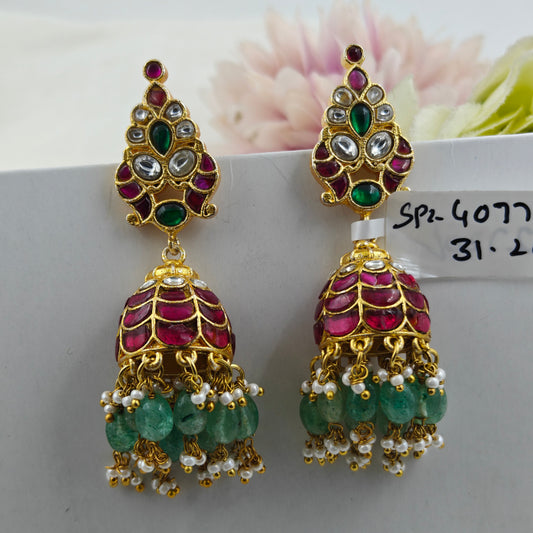 40777 Jadau Multi Jhumki