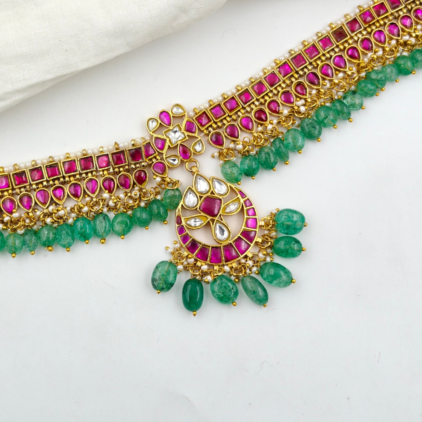 Fully flexible Jadau Necklace