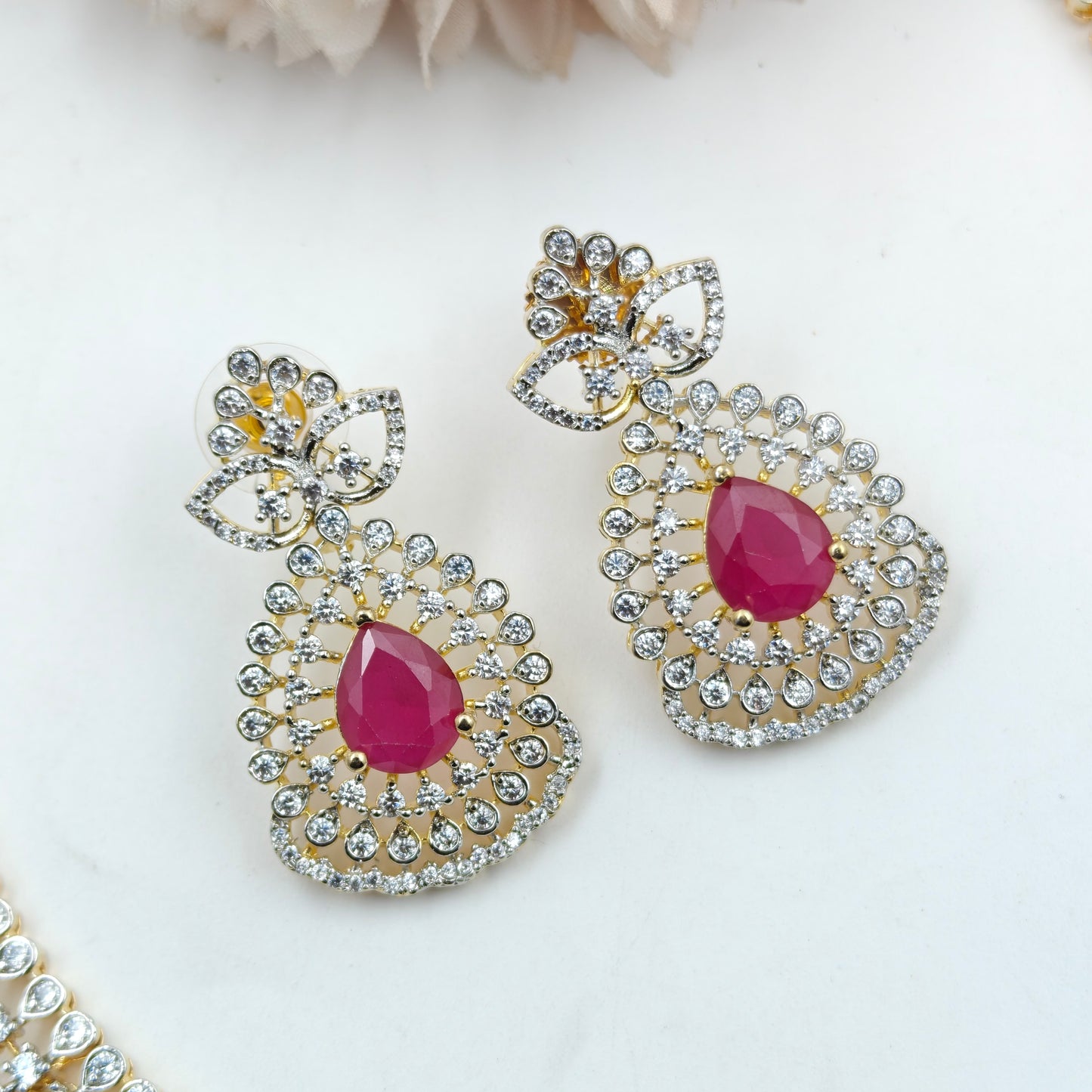 39463 GJ Fancy Mango Necklace Set
