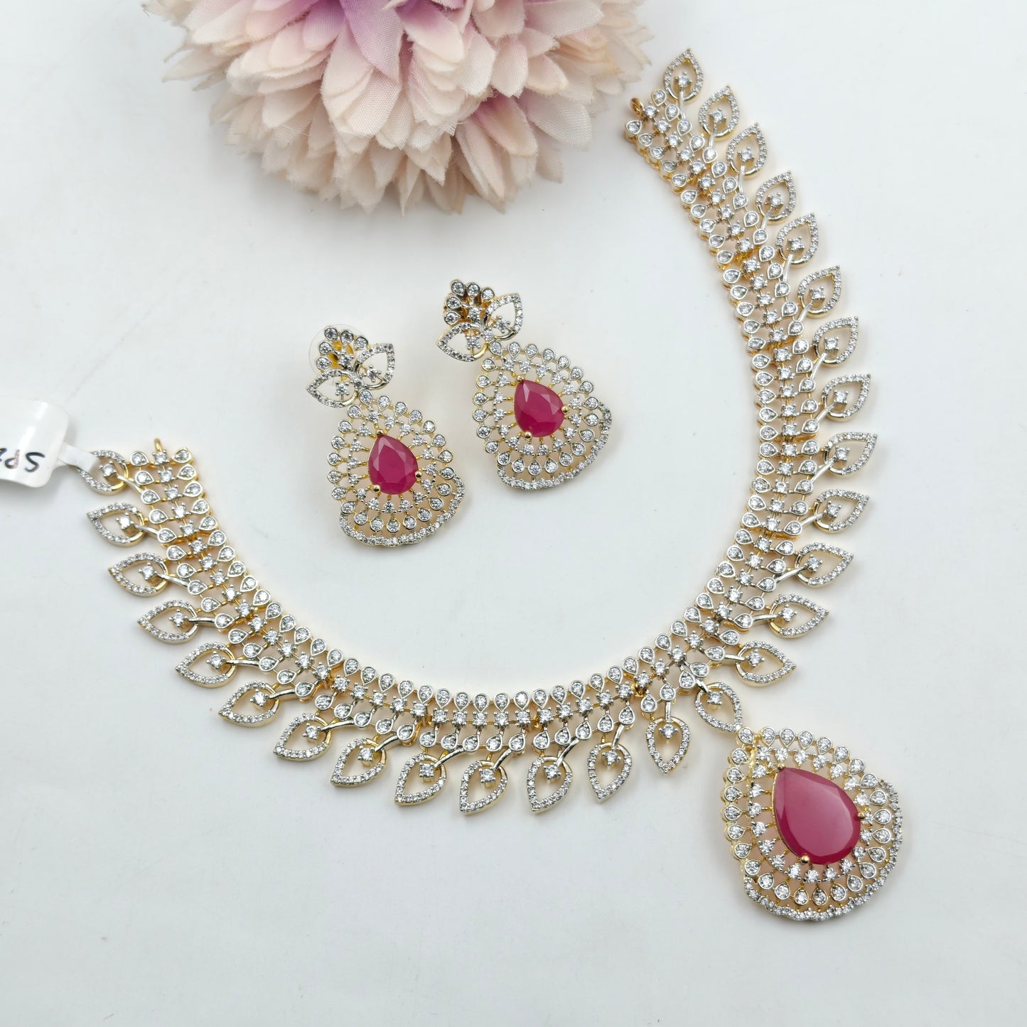 39463 GJ Fancy Mango Necklace Set
