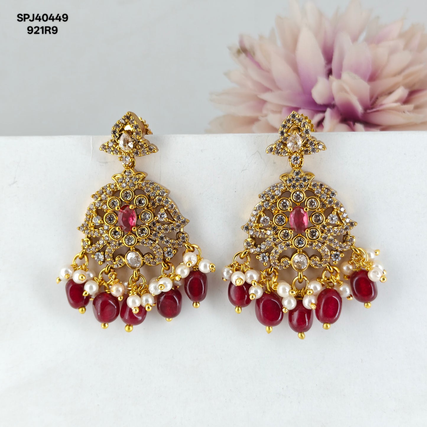 40449 Chandbali Red