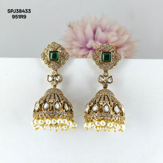 38433 Victorian Jhumki Green