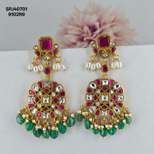 40701 Jadau Chandbali