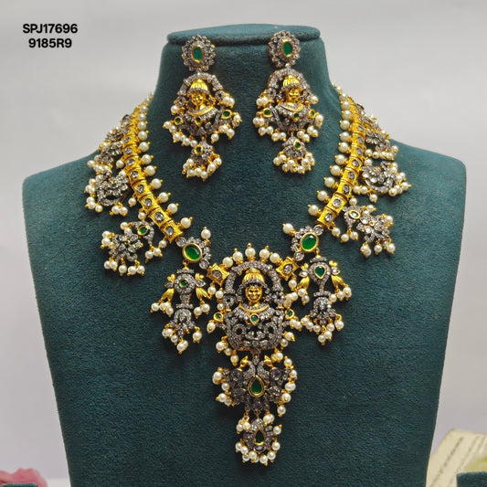17696 Victorian Guttapusalu necklace