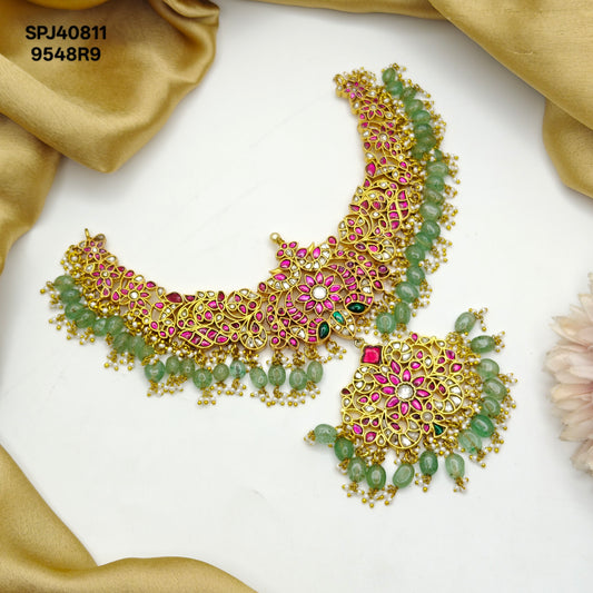 40811  Jadau Necklace Set