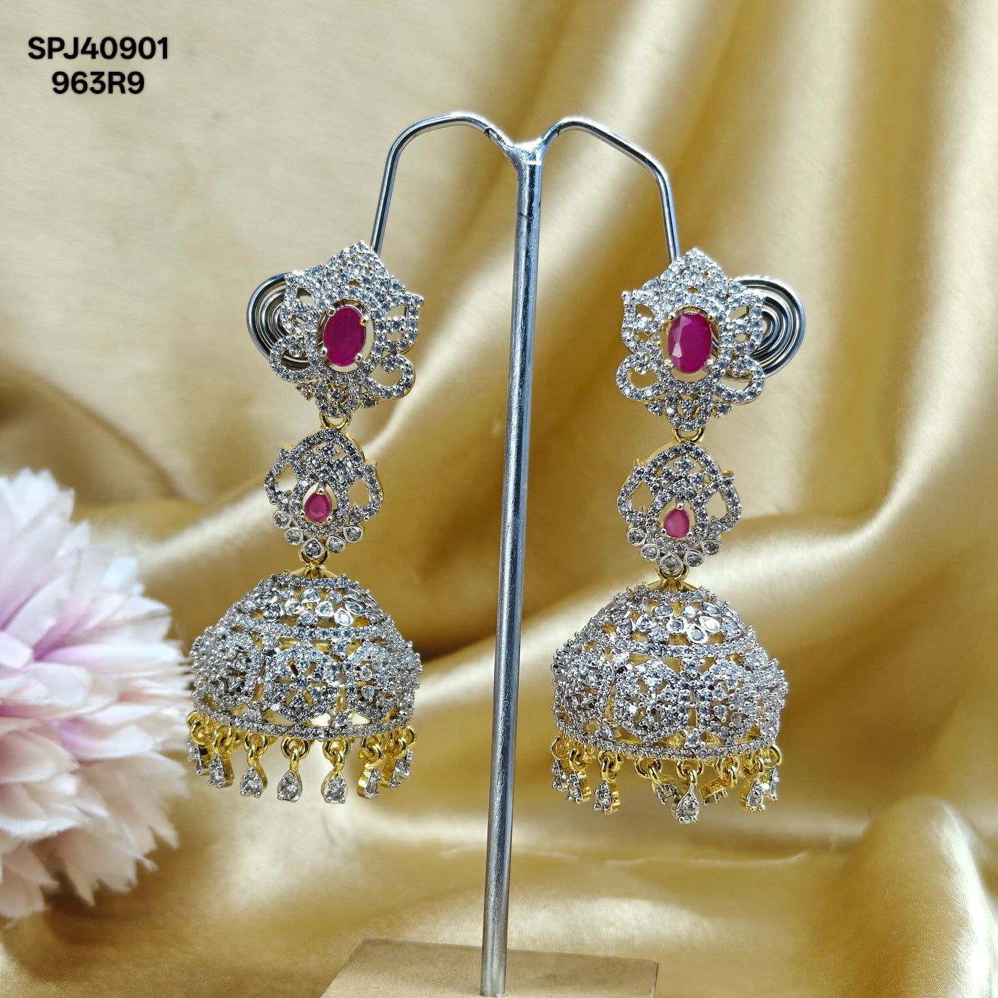 40901  GJ Jhumki Red