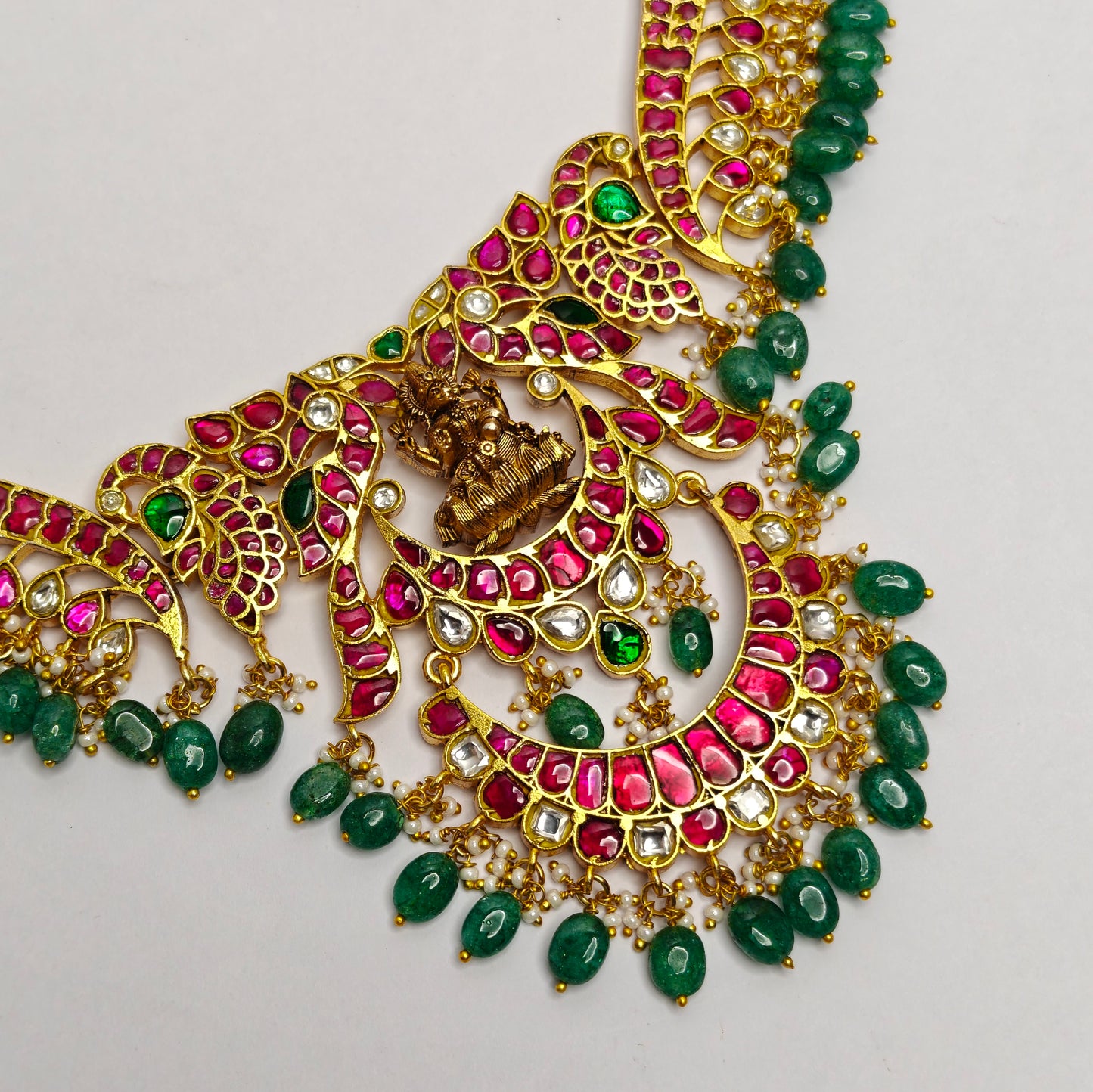 40370 Jadau Laxmi Kante Necklace