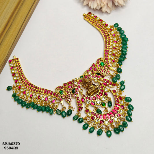 40370 Jadau Laxmi Kante Necklace