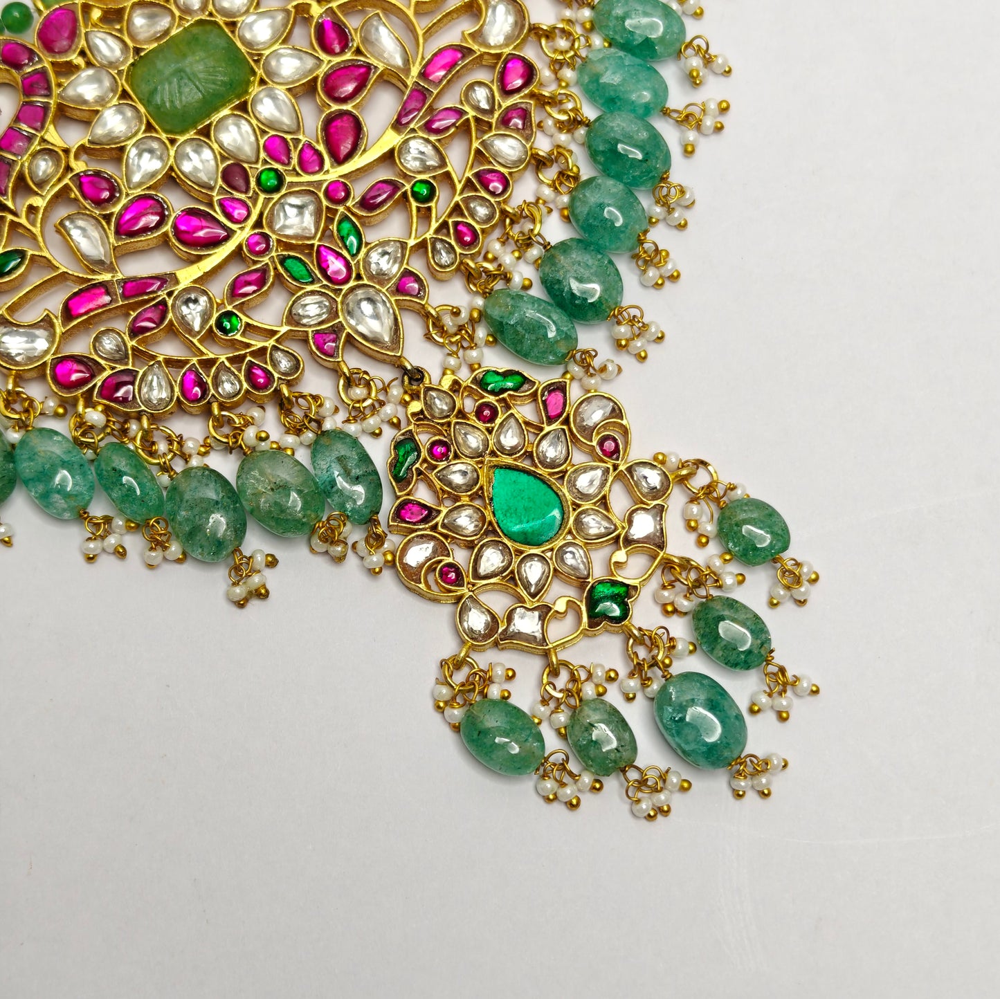 39293 Jadau Bridal necklace
