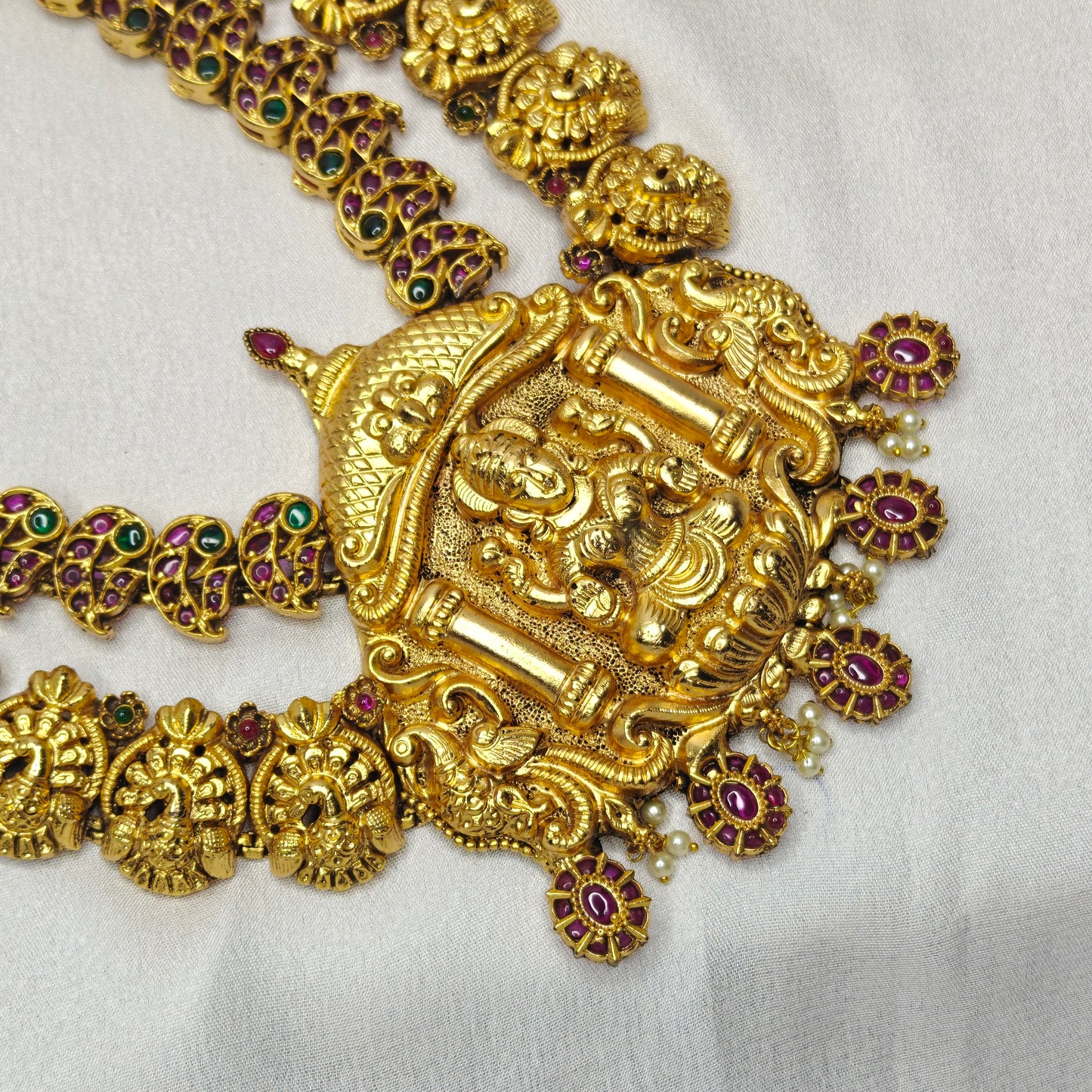 Nakshi Long double layers necklace