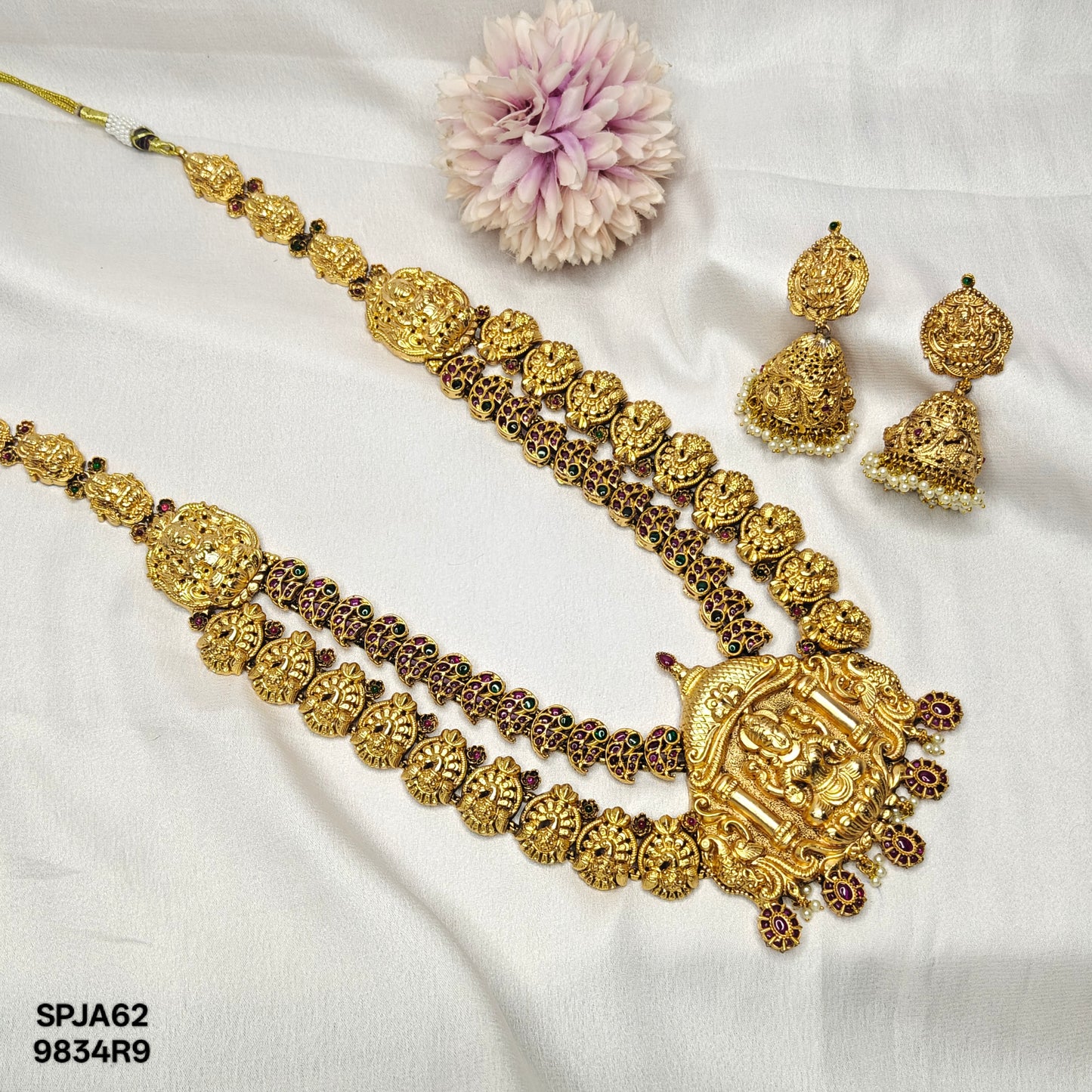 Nakshi Long double layers necklace