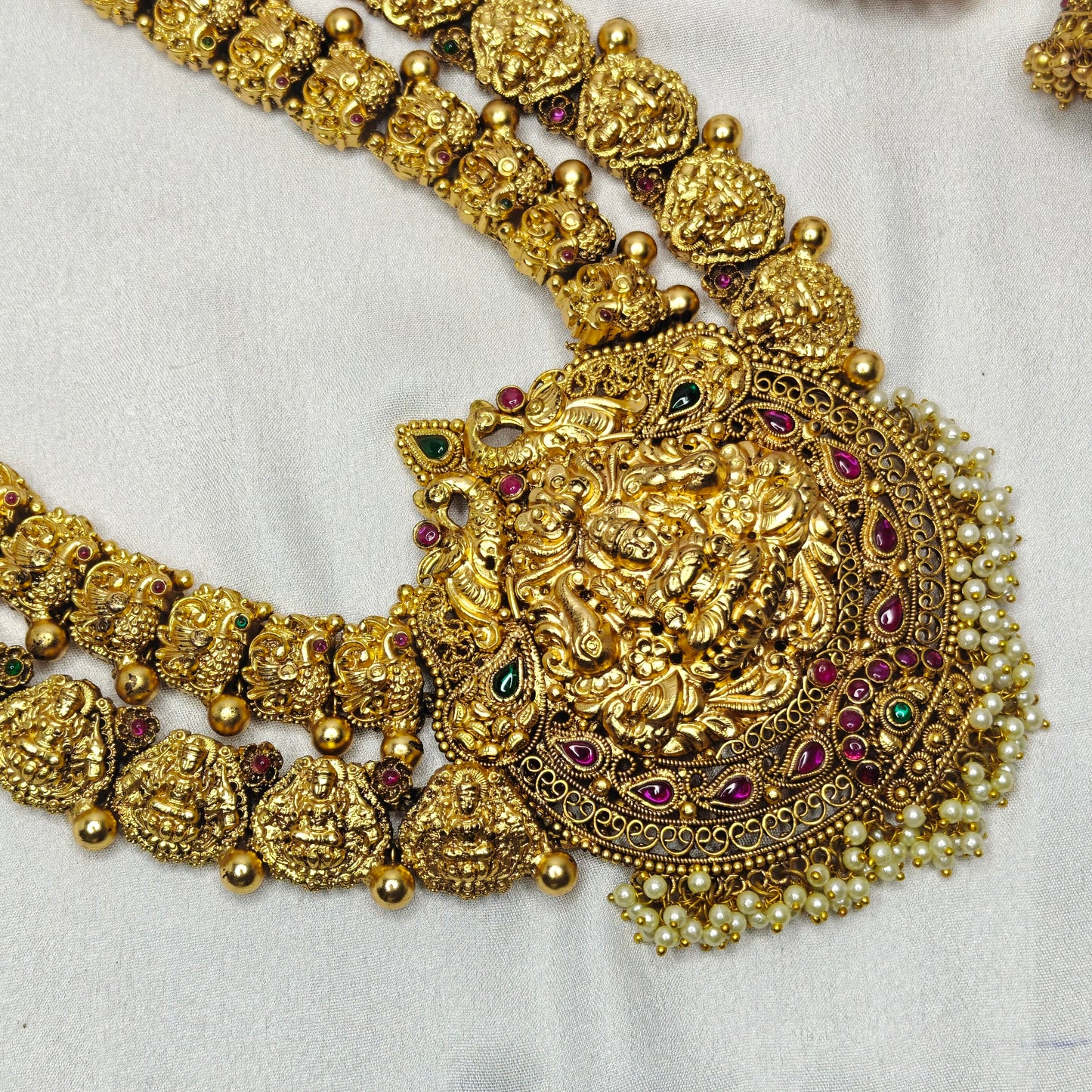 Nakshi 2 layers long Necklace
