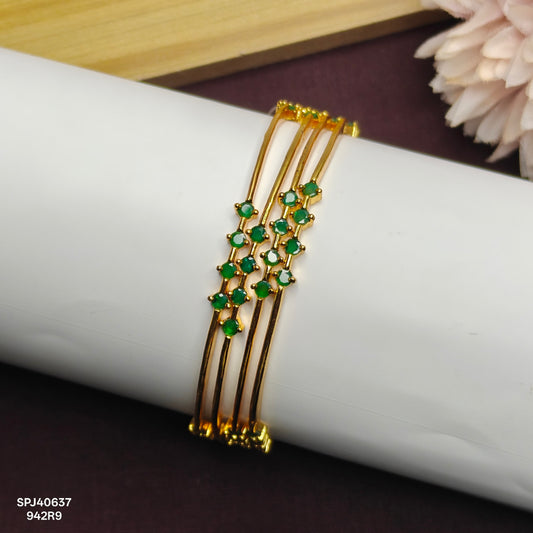 40637 Green 4Pc Bangle