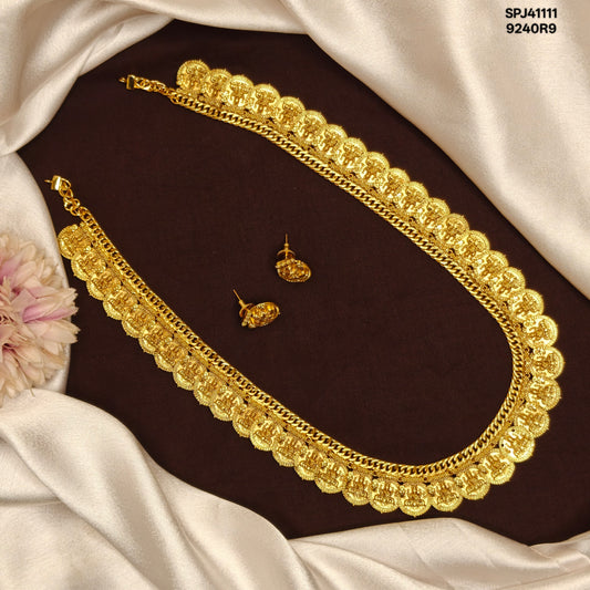41111 Nakshi Laxmi Bottumala Long Necklace Set