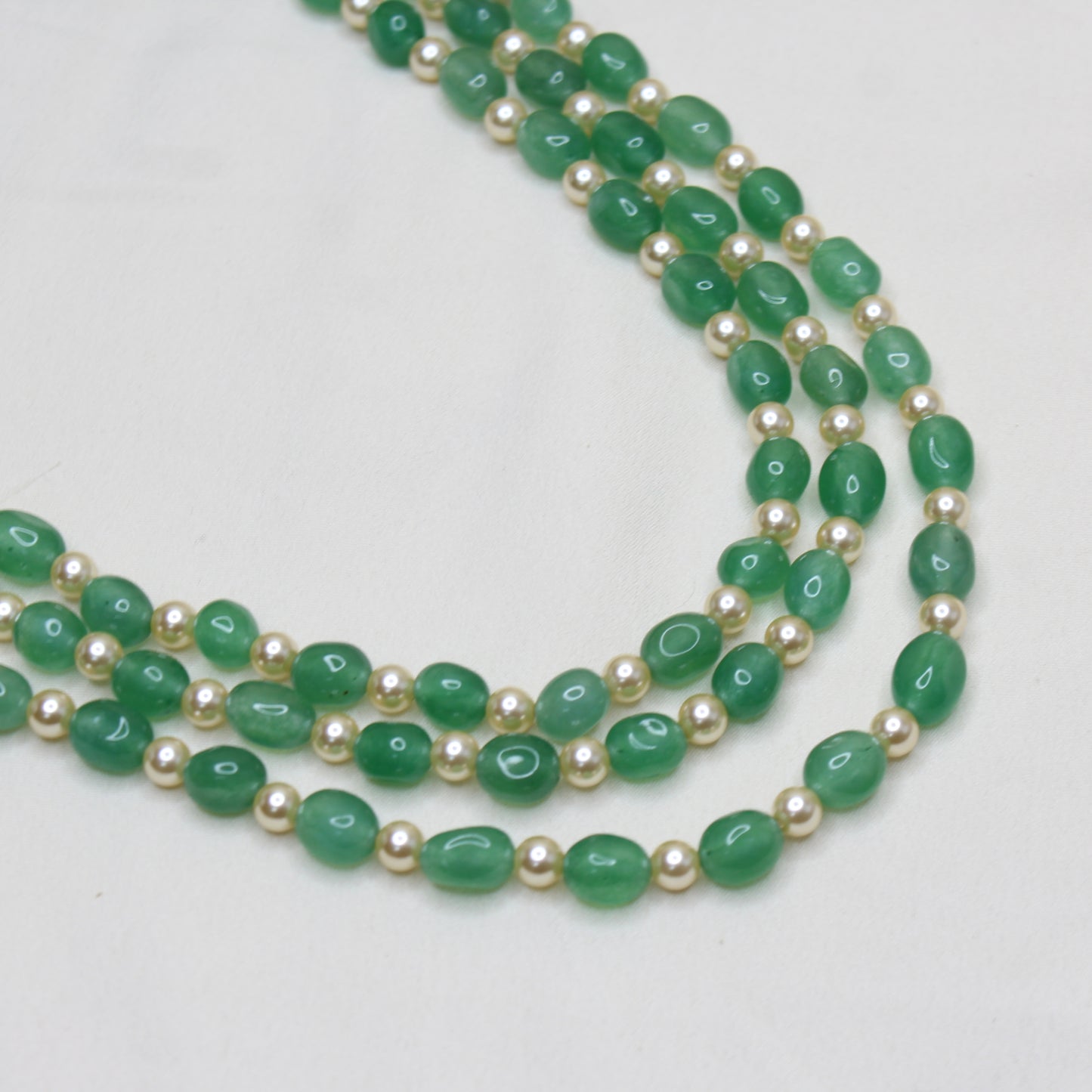 41175 3 Lines Light Green Mala