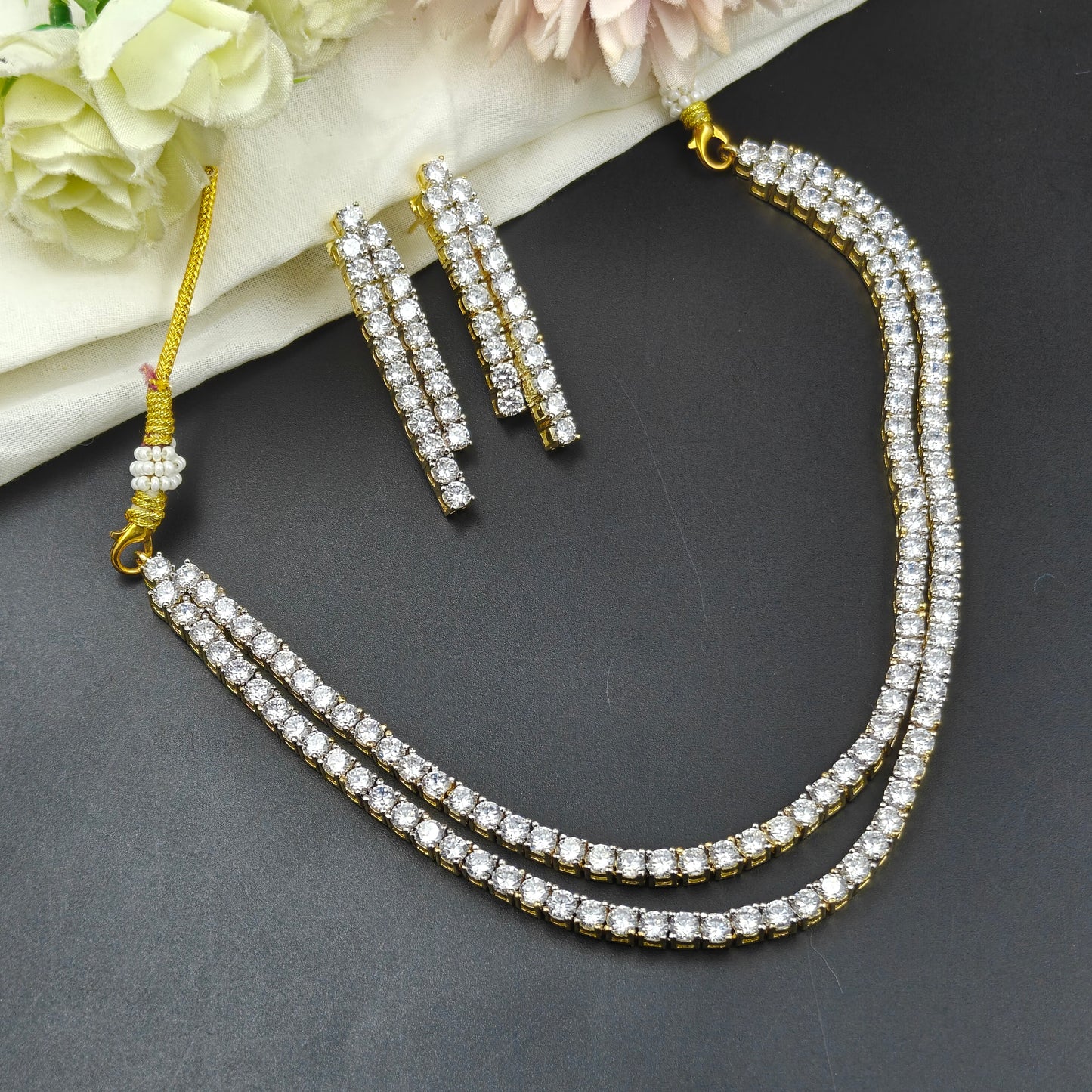 41194 GJ 2 layer necklace