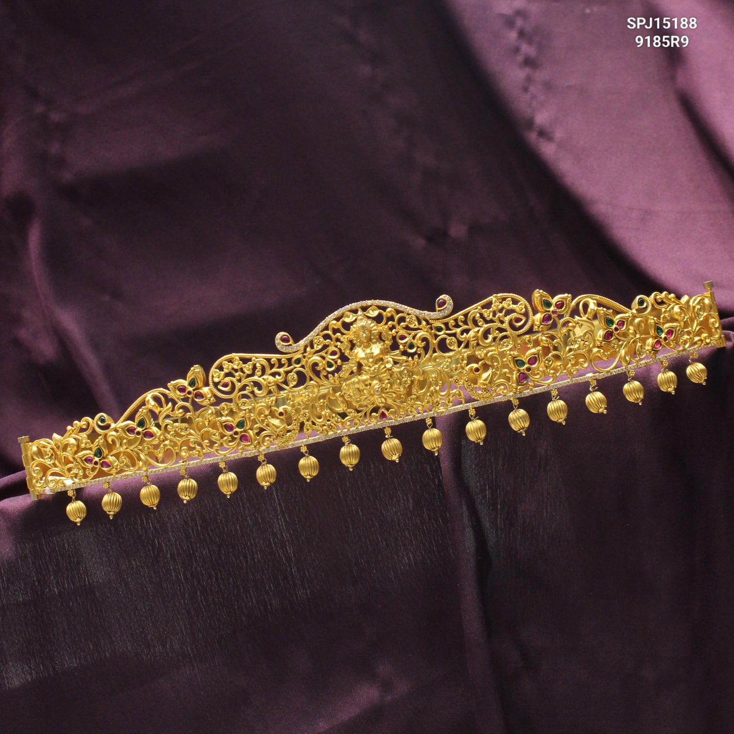 15188 Double Peacock Matte Vaddanam