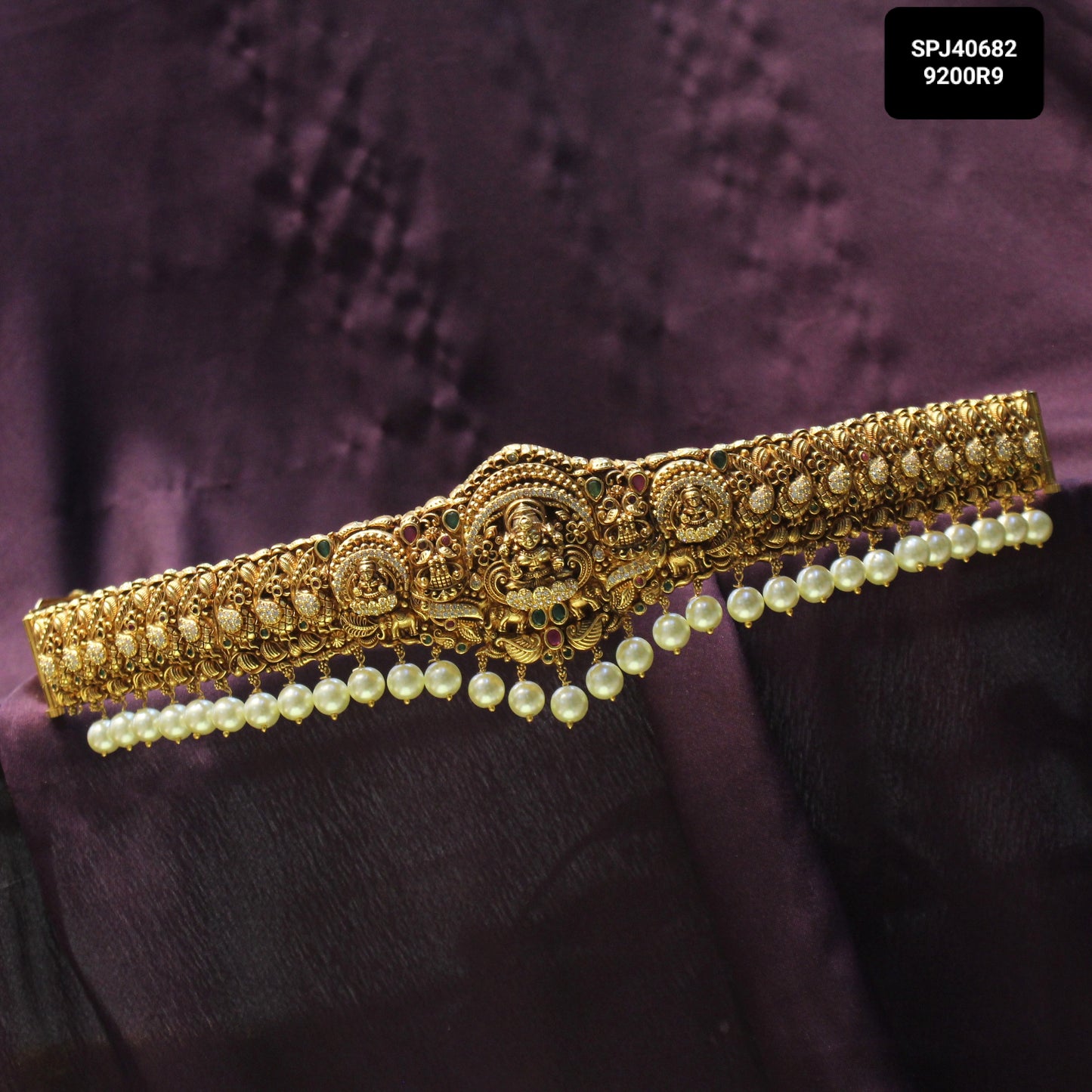 40682  Matte Laxmi Peacock Vaddanam