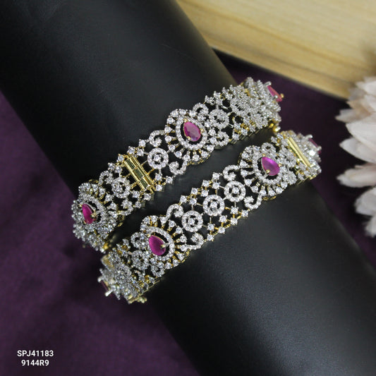 41183 GJ Openable Bangles Red