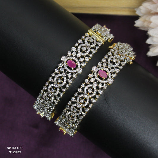 41185 GJ Openable Bangles Red