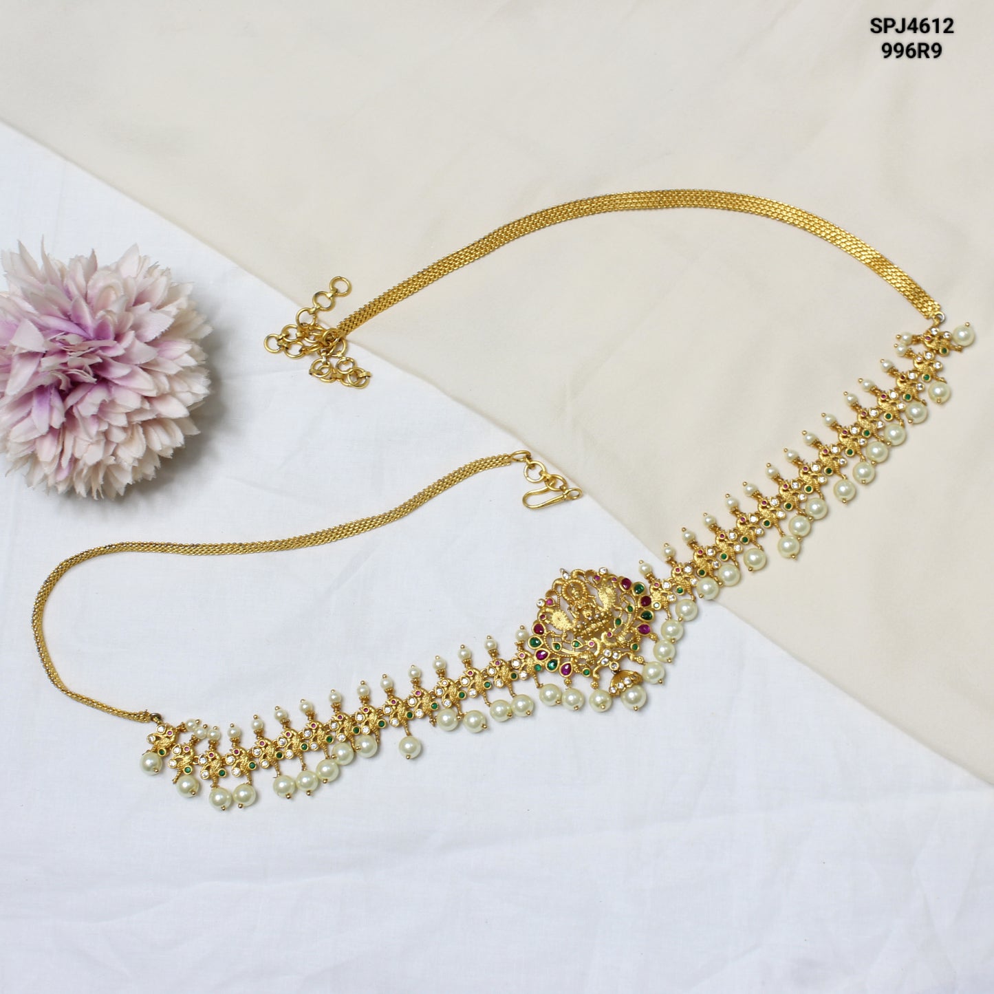 4612 Laxmi Peacock Chain Vaddanam
