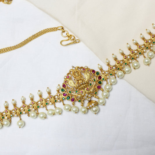 4612 Laxmi Peacock Chain Vaddanam