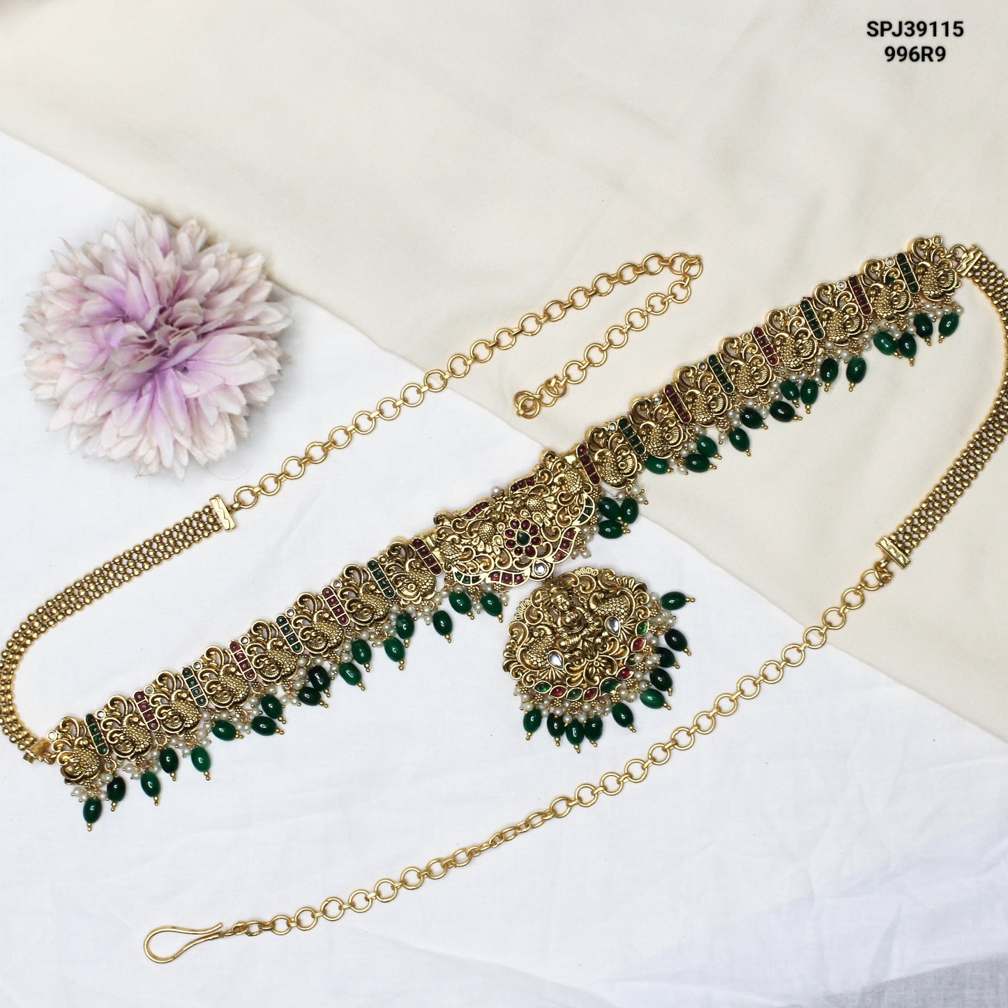 39115 Matte Laxmi Chain Vaddanam
