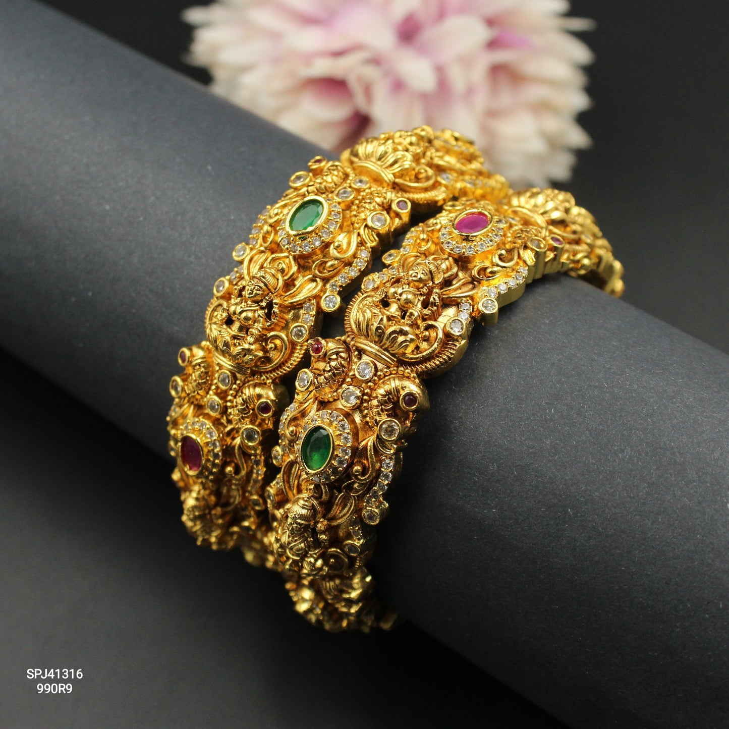41316 Matte Laxmi Multi Openable Bangle