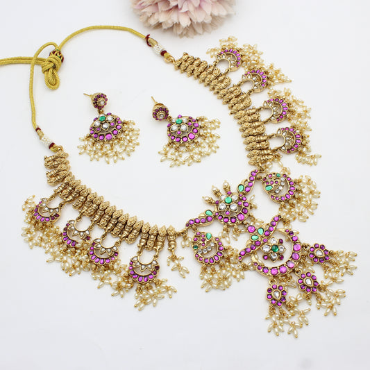 Jadau Guttapusalu Necklace