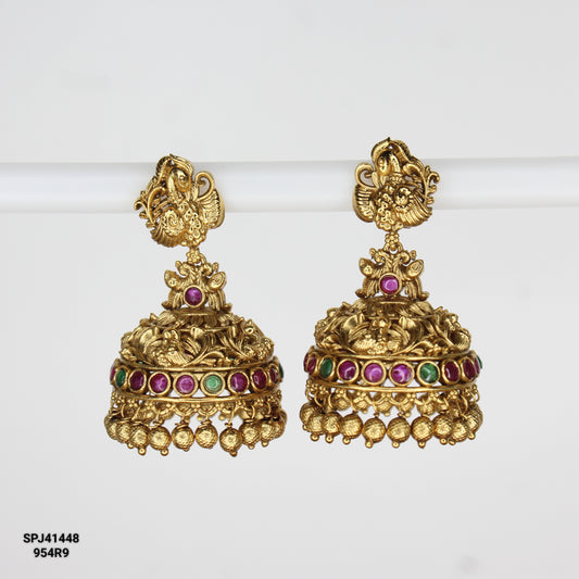 41448 Nakshi Peacock Jhumki