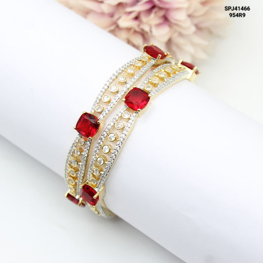 41466 GJ 2pc Red Bangles