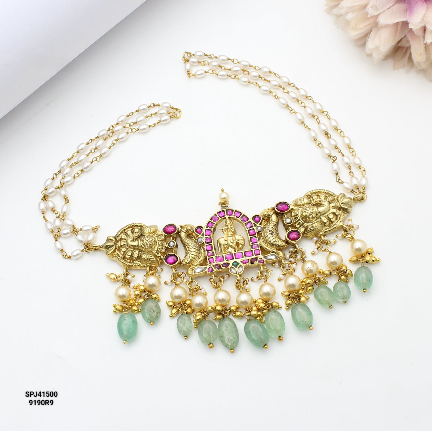 41500 Jadau Radha Krishna Choker