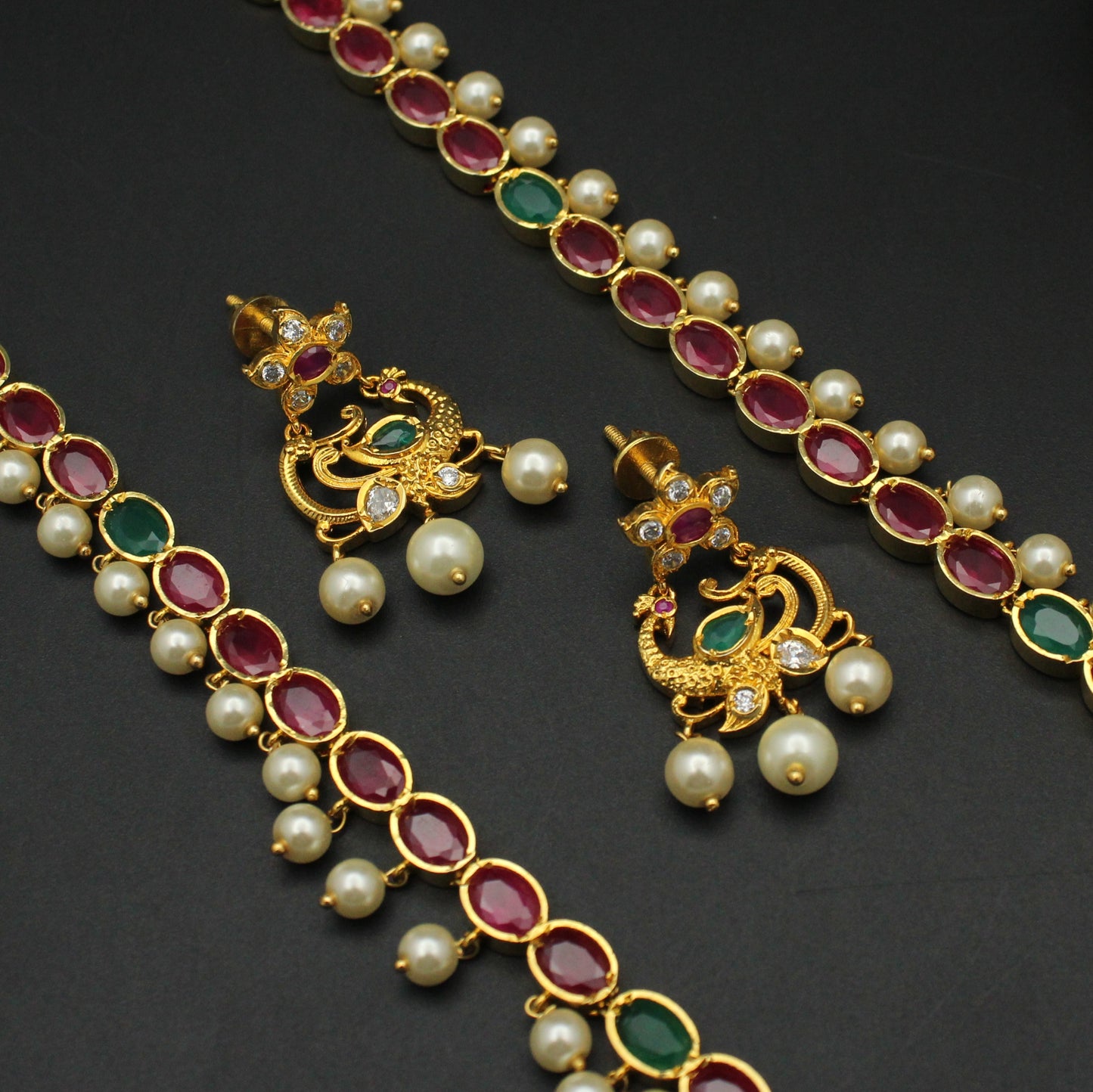 14500 CZ Multi Short Necklace