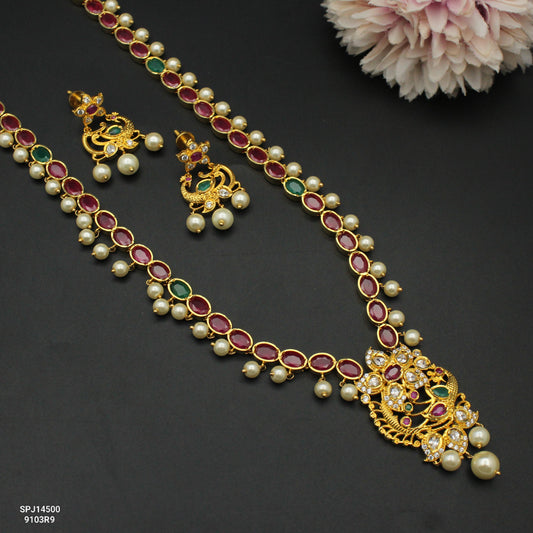 14500 CZ Multi Short Necklace