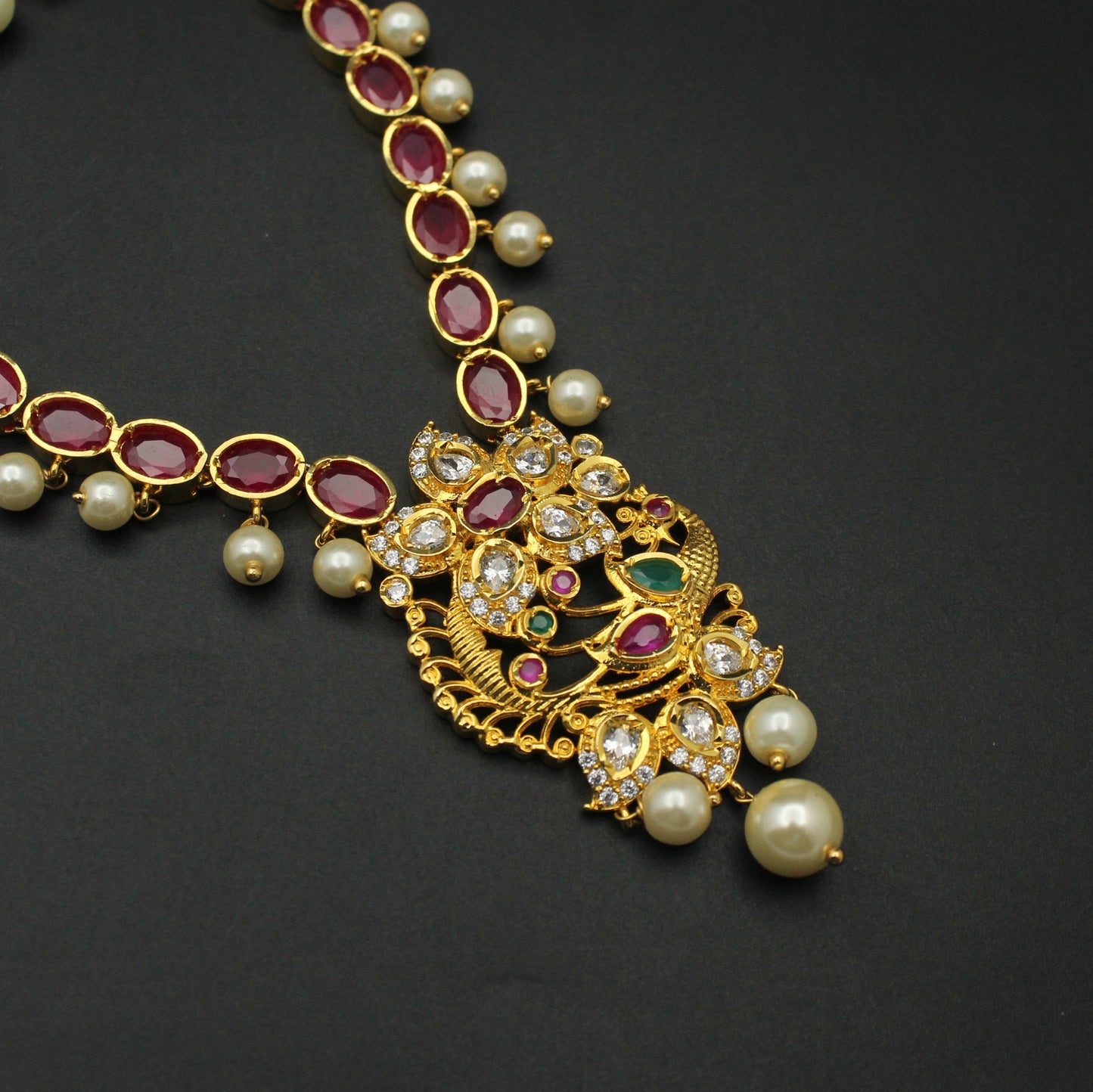 14500 CZ Multi Short Necklace